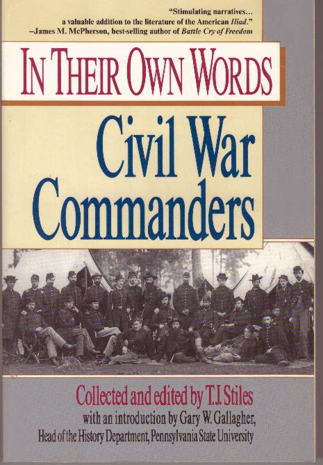 in their own words civil war commanders Doc