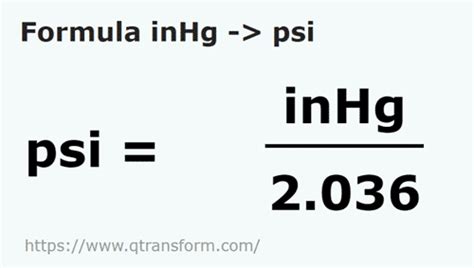 in. hg to psi