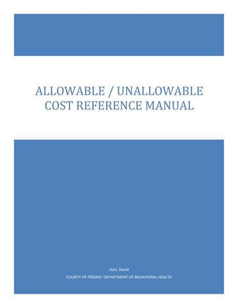 inac cost reference manual Epub