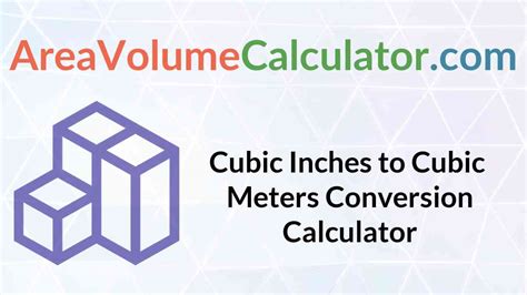 inches to cbm converter