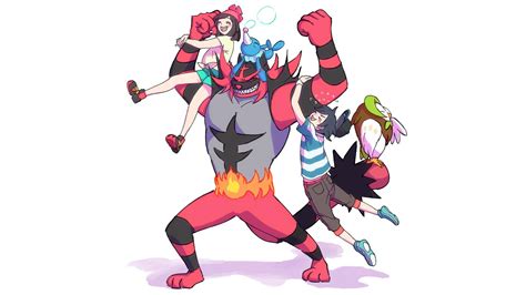 incineroar with trainer