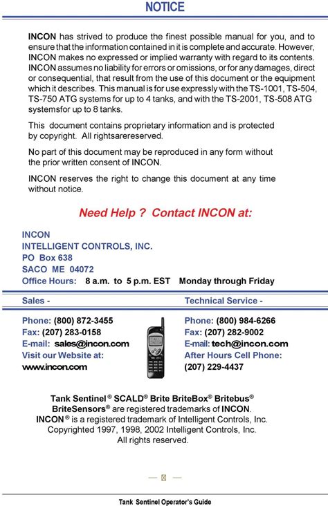 incon ts 1000 manual pdf Epub