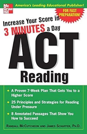 increase your score in 3 minutes a day act reading Epub