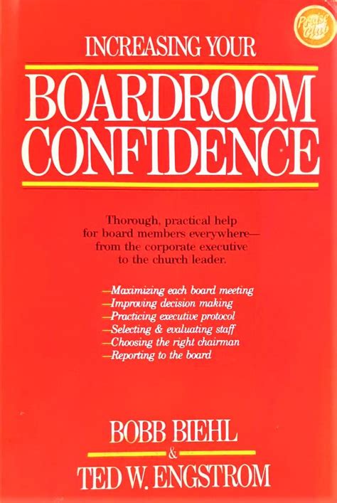 increasing your boardroom confidence Epub