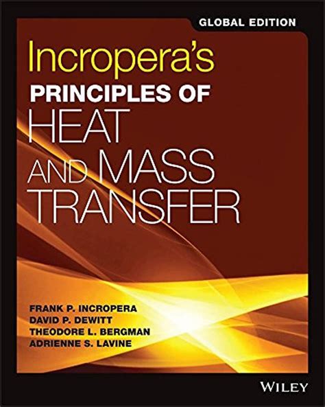 incropera heat transfer 3rd edition Kindle Editon