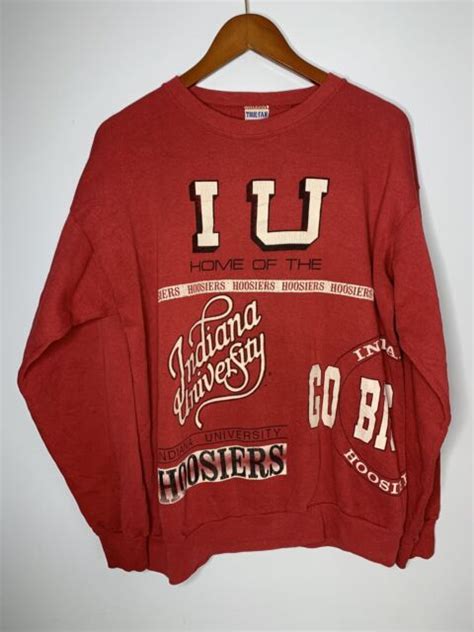 indiana university sweatshirts vintage