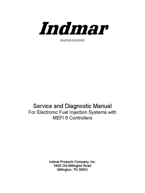 indmar engine installation manual PDF