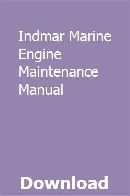 indmar maintenance manual Epub