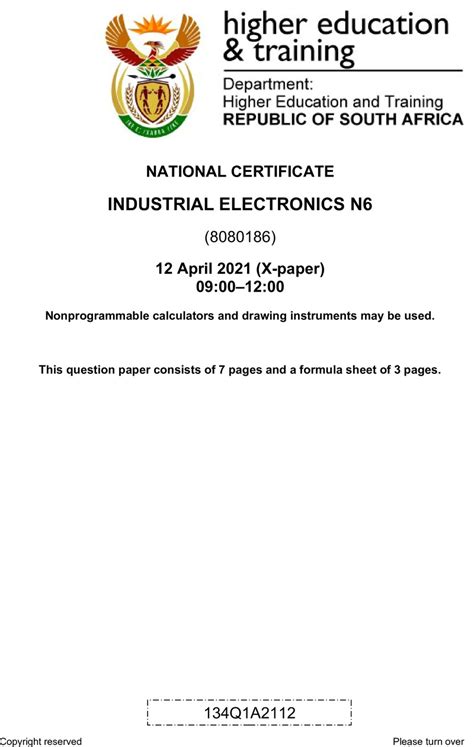 industrial elctronics past papers Epub