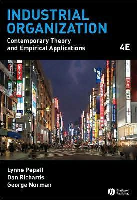 industrial organization contemporary theory and empirical applications 4th edition solution pdf PDF