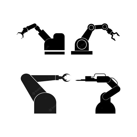 industrial robot vector