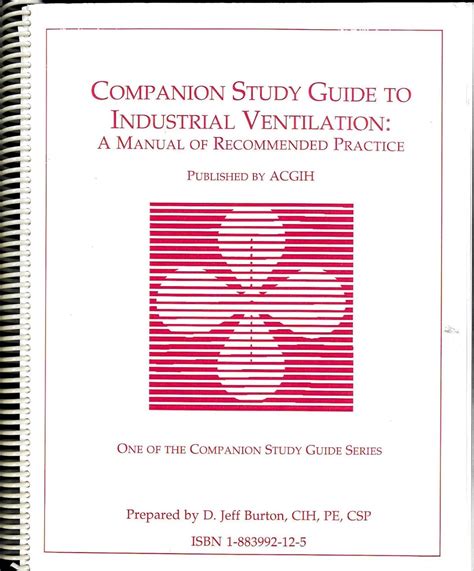 industrial ventilation a manual of recommended practice for design 26th edition Reader