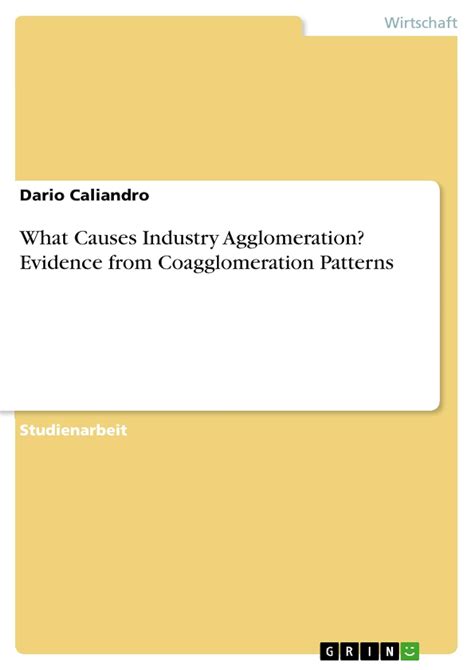industry agglomeration evidence coagglomeration patterns Reader