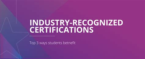 industry-recognized qualifications: