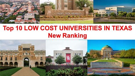 inexpensive universities in texas