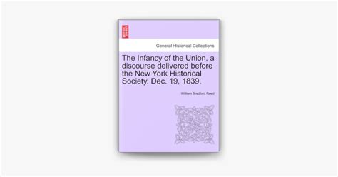 infancy union discourse delivered historical Epub