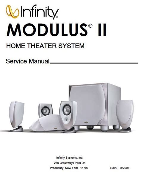 infinity modulus ii user guide Reader