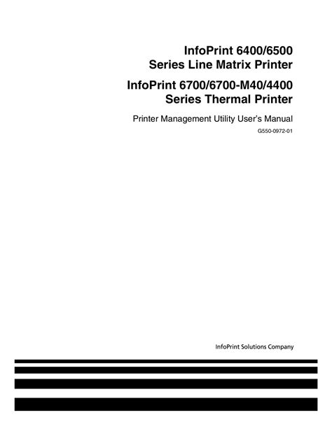 infoprint 6500 printer manual Kindle Editon