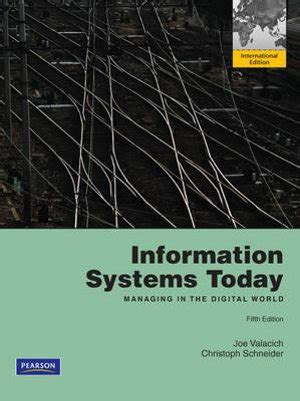 information systems today 5th edition PDF