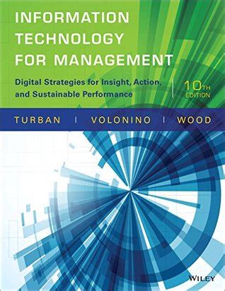 information technology for management digital strategies for insight action and sustainable performance Doc