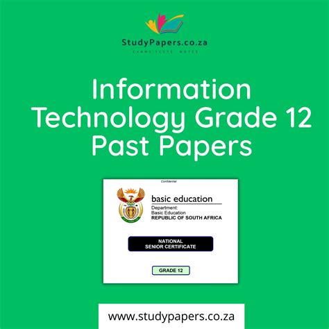 information technology grade 12 exam papers Kindle Editon