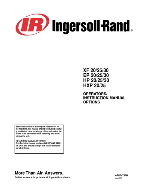 ingersoll rand ssr manual PDF