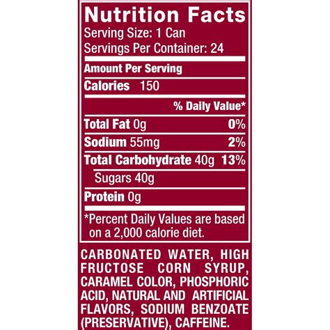 ingredients in dr pepper