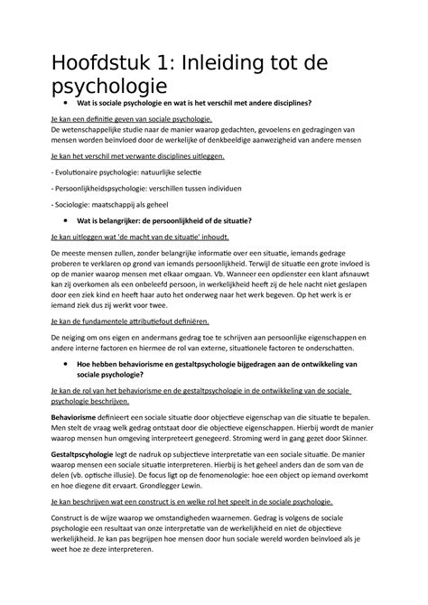 inleiding tot de speciale psychologie deel 1 Reader