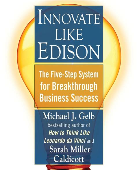 innovate like edison the five step system for breakthrough business success Epub