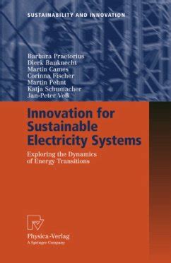 innovation for sustainable electricity systems Ebook PDF