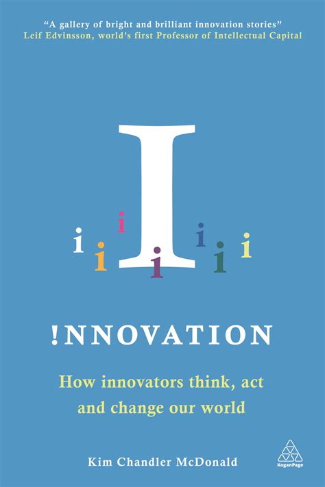 innovation how innovators think act and change our world Kindle Editon