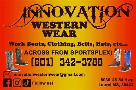 innovation western wear laurel ms