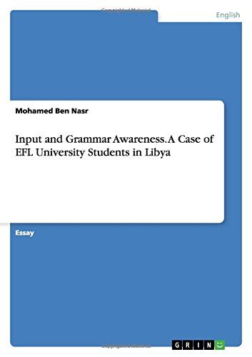 input grammar awareness university students Epub