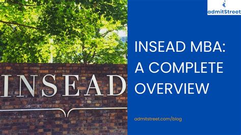 insead mba cost