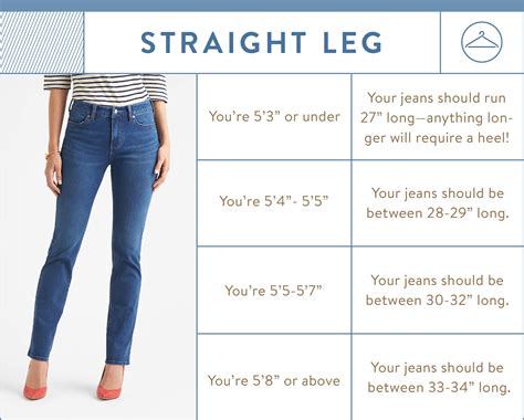 inseam length by height