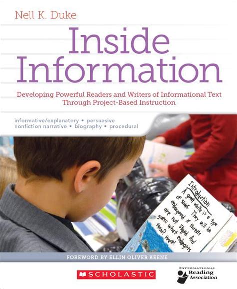 inside information developing powerful readers and writers of informational text through project based instruction PDF