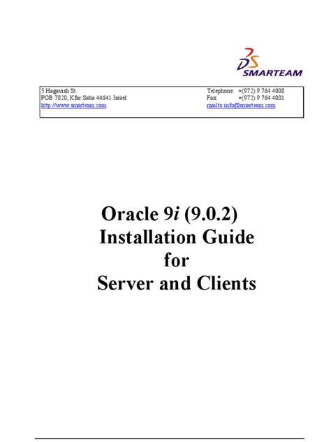 installation guide for oracle 9i database and developer suite Kindle Editon