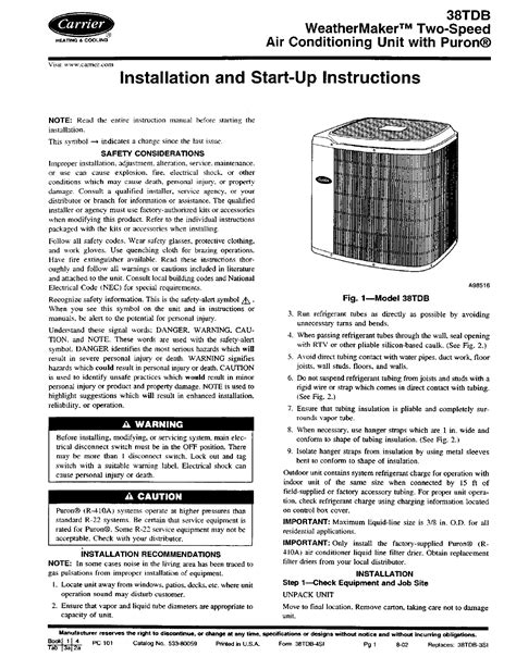 installation manual for a carrier mini split Kindle Editon