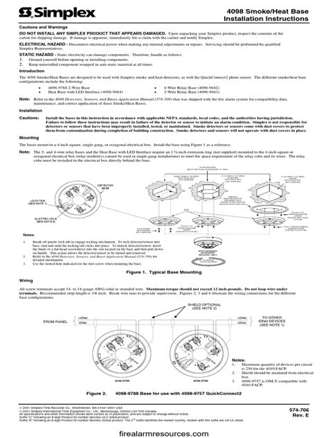 installation manual smoke detector simplex Epub