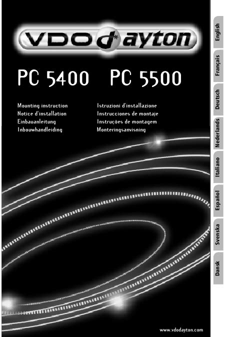 installation manual vdo dayton 5400 PDF