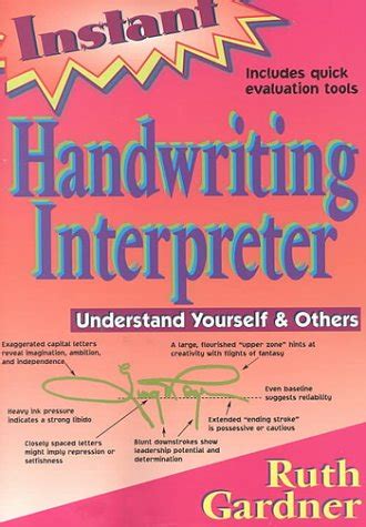 instant handwriting interpreter understand yourself and others Doc