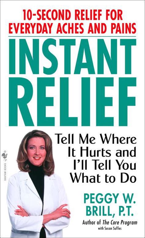 instant relief tell me where it hurts and ill tell you what to do PDF