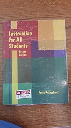 instruction for all students second edition Reader