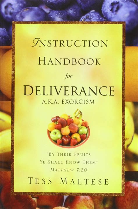 instruction handbook for deliverance a k a exorcism Epub