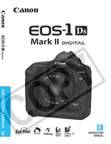 instruction manual 1ds mkii PDF
