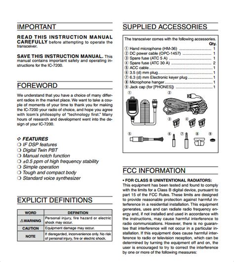 instruction manual automobile pdf Doc