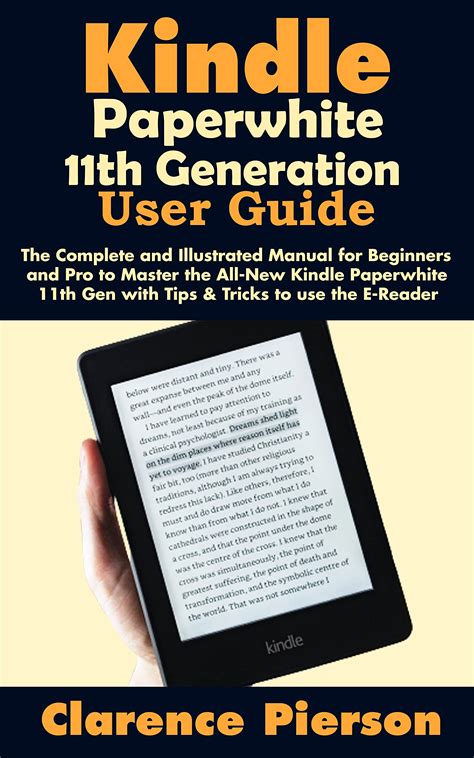 instruction manual for kindle ereader Reader
