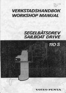 instruction manual saildrive 110s PDF