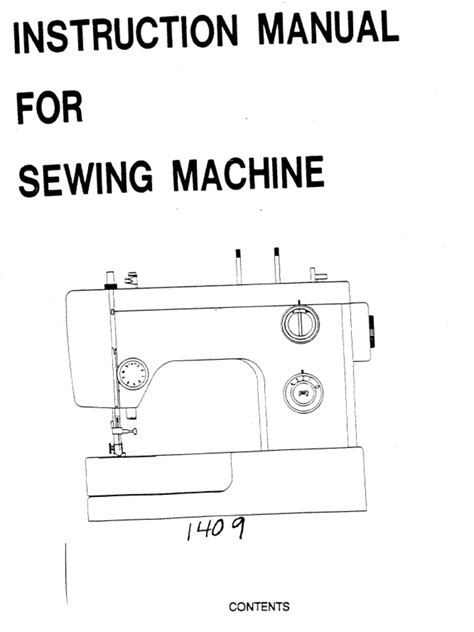 instruction manual sewing machines Doc