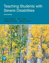 instruction of students with severe disabilities 6th edition PDF